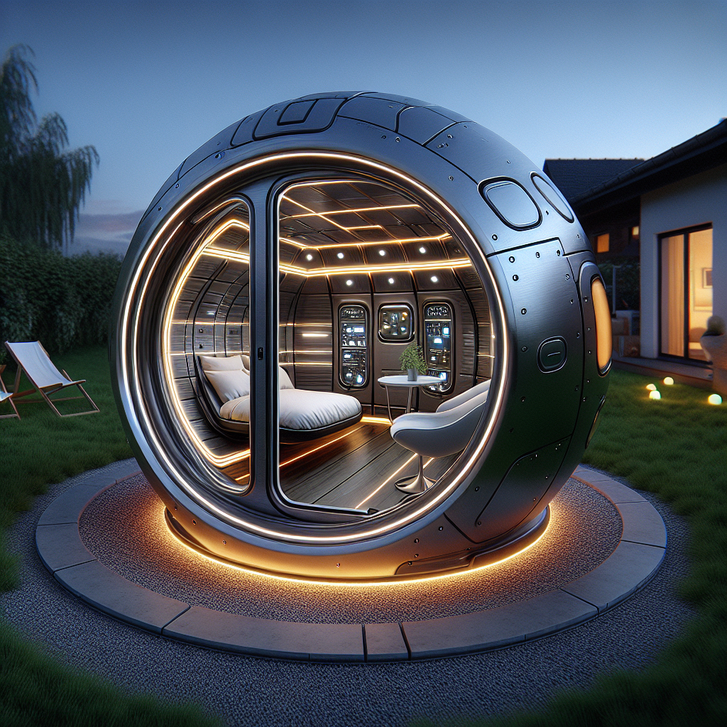luxury survival pod for sale
