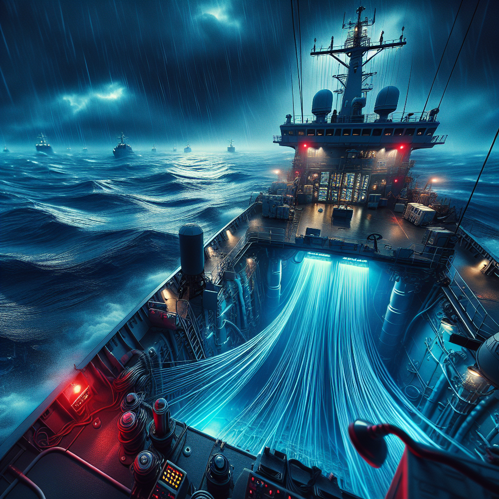Russian spy ship undersea cable sabotage
