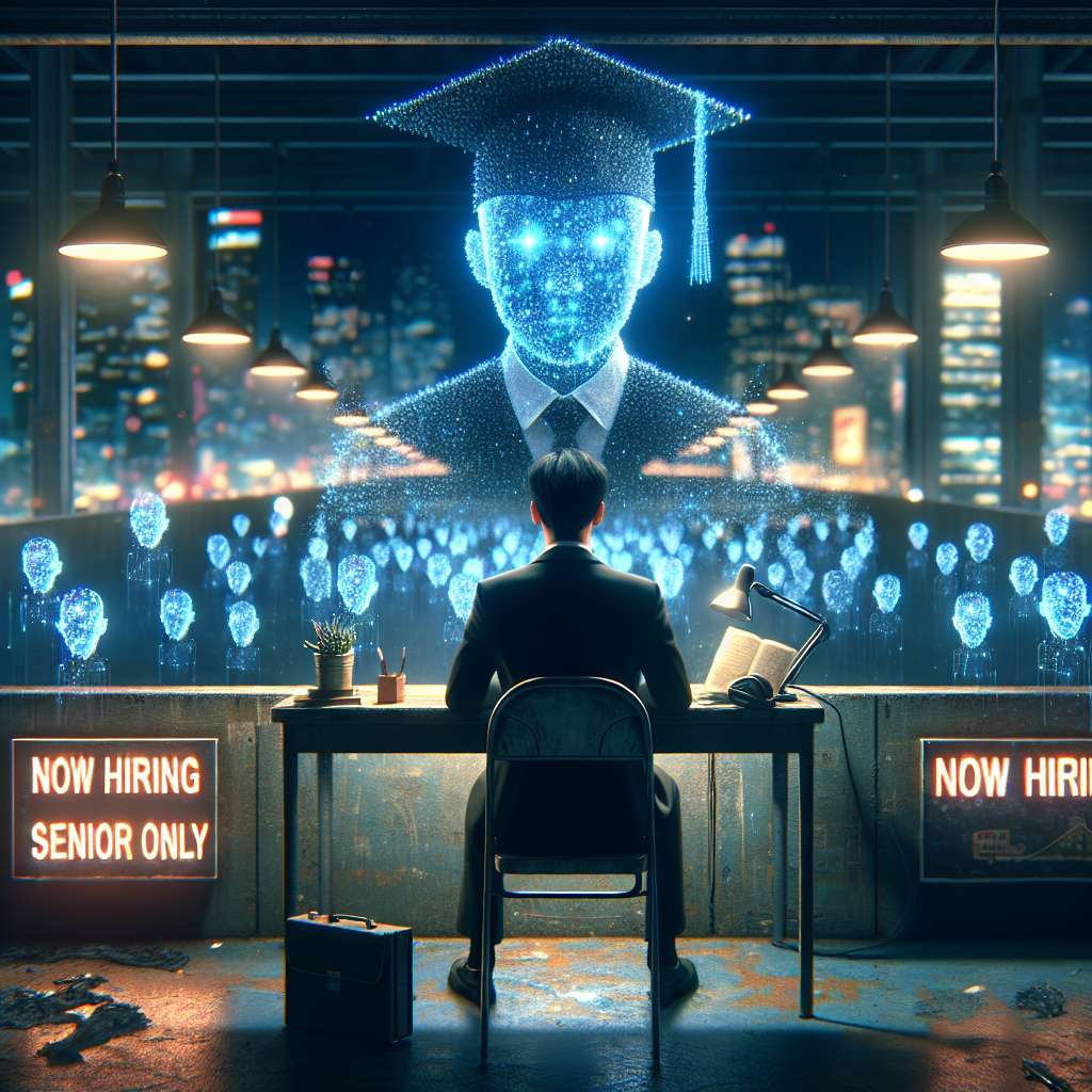 AI-driven tech industry graduate hiring crash
