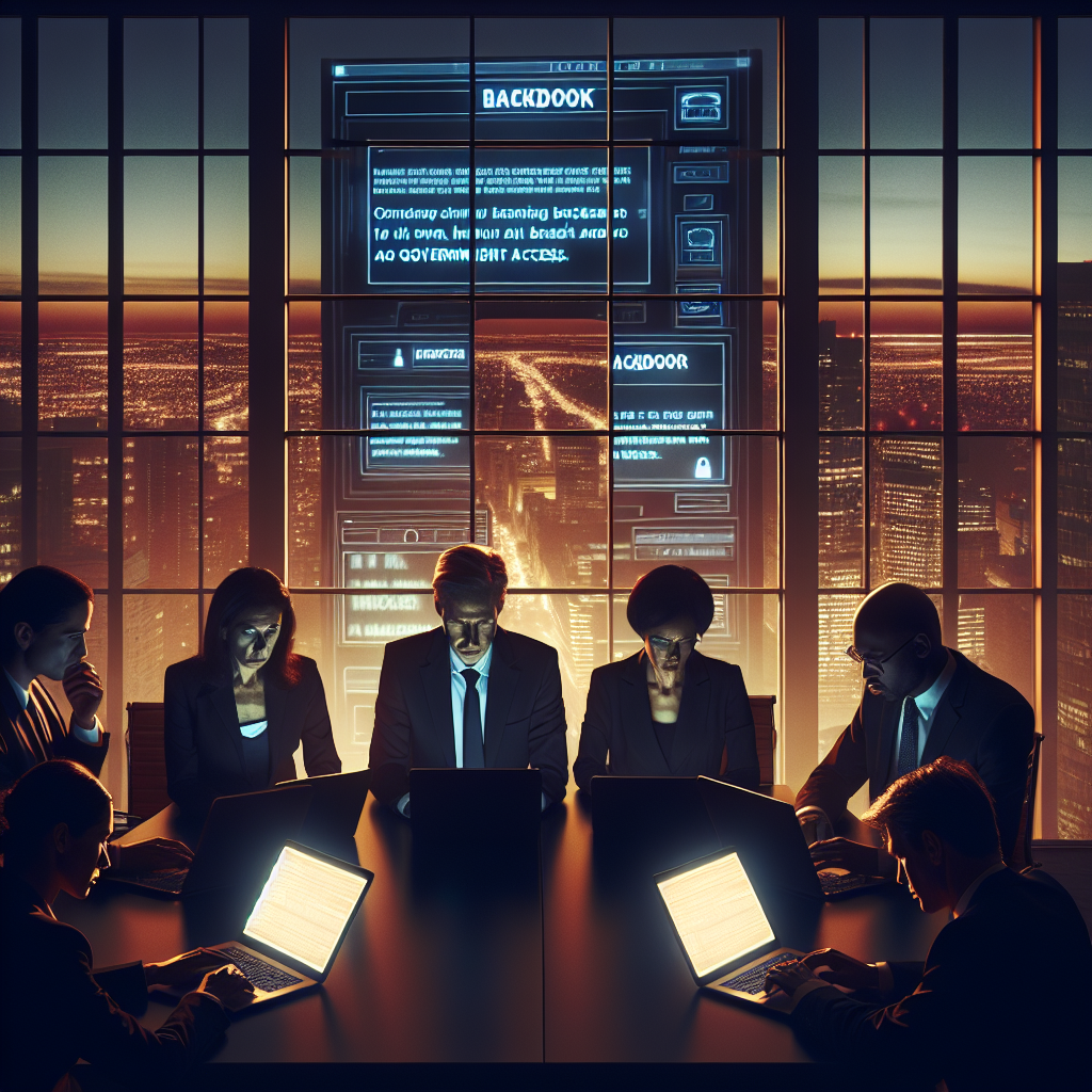 tech company backdoor